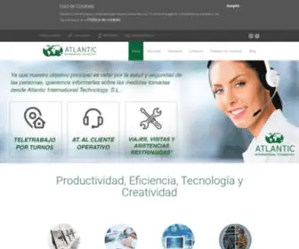 Atlantic.es(Mantenimiento informatico para empresas) Screenshot