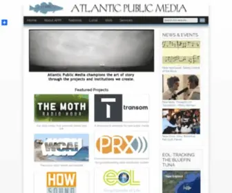 Atlantic.org(The goal of Atlantic Public Media) Screenshot