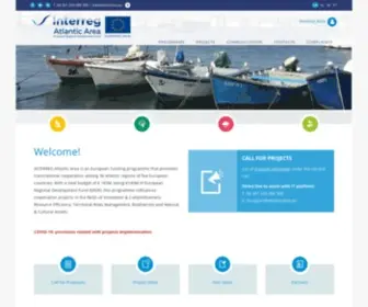 Atlanticarea.eu(Atlantic Area) Screenshot