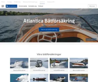 Atlantica.se(Atlantica Båtförsäkring) Screenshot