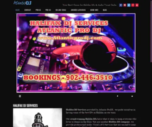 Atlanticaudiopro.com(Atlantic AudioPro Halifax DJ & Audio Visual) Screenshot