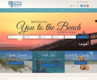Atlanticbeachrealty.net(Atlantic Beach Rentals) Screenshot