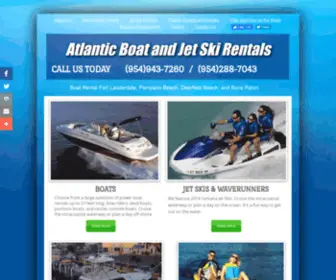 Atlanticboatrentals.com(Fort Lauderdale Boat Rentals) Screenshot