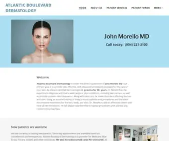 Atlanticboulevarddermatology.com(Skincare Services in Jacksonville) Screenshot