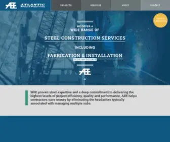 Atlanticbr.com(Steel Construction Services) Screenshot