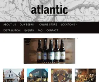 Atlanticbrewing.com(Bar Harbor's Local Brewery and Tasting Room) Screenshot