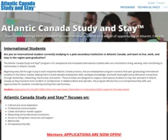 Atlanticcanadastudyandstay.com(En Point Mentorship) Screenshot