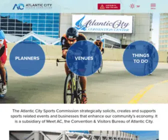 Atlanticcitysports.org(Atlantic City Sports Commission) Screenshot