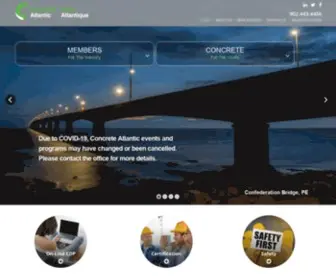 Atlanticconcrete.ca(Atlantic Concrete Association) Screenshot