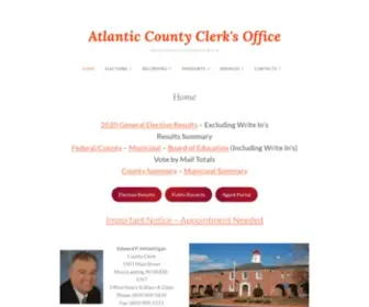 Atlanticcountyclerk.org(Atlantic County Clerk's Office) Screenshot