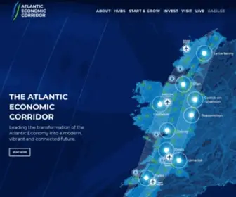 Atlanticeconomiccorridor.ie(Building and Connecting a Regional Economy) Screenshot