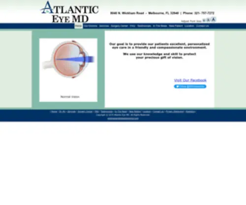 Atlanticeyemd.com(Atlantic Eye MD) Screenshot