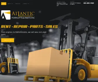 AtlanticForklifts.com(Atlantic Forklift & Parts) Screenshot