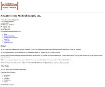 Atlantichomemedicalsupply.com(Atlantic Home Medical Supply) Screenshot