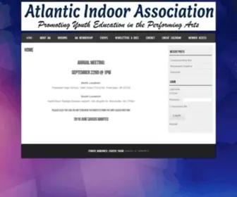 Atlanticindoor.org(Atlantic Indoor Association) Screenshot