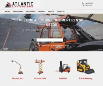 Atlanticliftsystems.com(Equipment Rental in Virginia) Screenshot