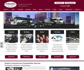 Atlanticlimo-GA.com(Limousine Rentals in Atlanta GA) Screenshot