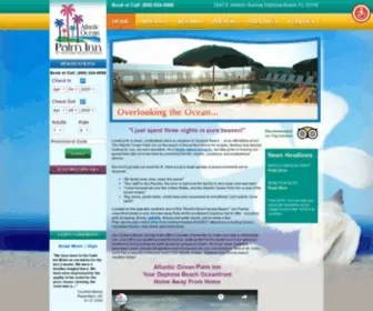 Atlanticoceanpalm.com(Daytona Beach Oceanfront Hotel) Screenshot