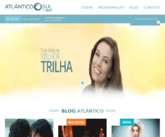 Atlanticosulfm.com.br(Atlântico) Screenshot