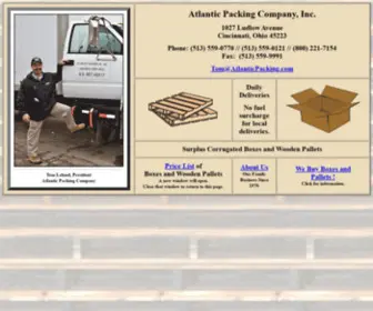 AtlanticPacking.com(Atlantic Packing Company) Screenshot