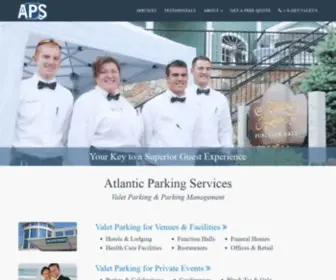 AtlanticParkingservices.com(Valet Parking & Parking Management) Screenshot