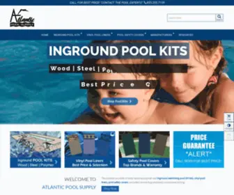 AtlanticPoolsupply.com(Inground Pool Kits DIY) Screenshot