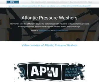 AtlanticPressurewashers.com(Atlantic Pressure Washers) Screenshot