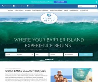 Atlanticrealty-NC.com(Atlantic Realty of the Outer Banks) Screenshot