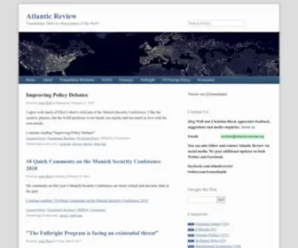 Atlanticreview.org(Atlantic Review) Screenshot