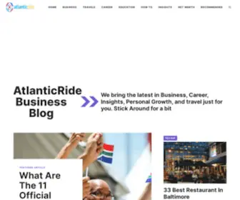 Atlanticride.com(Business & Career Recommendation Blog) Screenshot