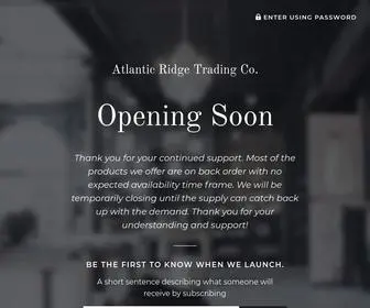 Atlanticridgetradingco.com(Atlantic Ridge Trading Co) Screenshot