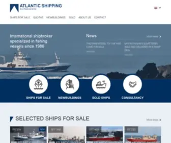 Atlanticship.dk(Atlantic Shipping) Screenshot