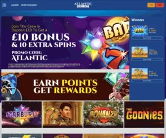 Atlanticspins.com(This country) Screenshot