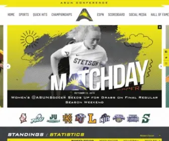 Atlanticsun.org(Official Site of the Atlantic Sun Conference) Screenshot