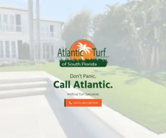 Atlanticturffl.com(Professional Artificial Turf Services in Boca Raton) Screenshot