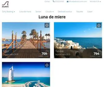 Atlanticturism.com(Agentia ta de turism) Screenshot