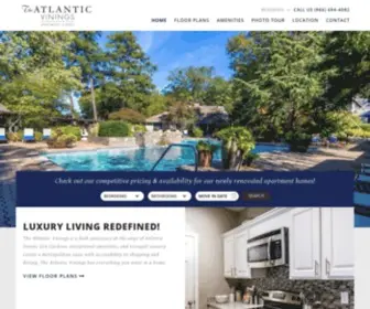 AtlanticViningsliving.com(Apartments for Rent in Smyrna) Screenshot