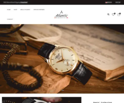 Atlanticwatch.ch(Atlantic Watches Switzerland) Screenshot