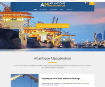 Atlantique-Manut.com(Atlantique Manutention Saint Nazaire Montoir) Screenshot