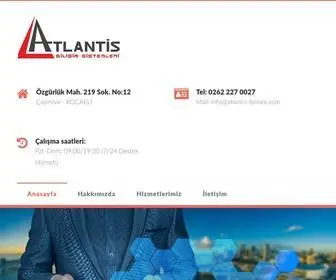 Atlantis-Bilisim.com(Domain Default page) Screenshot