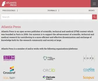 Atlantis-Press.com(Atlantis Press) Screenshot