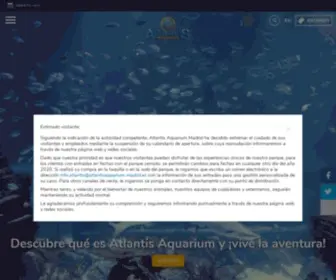 Atlantisaquarium-Madrid.es(Atlantis Aquarium) Screenshot