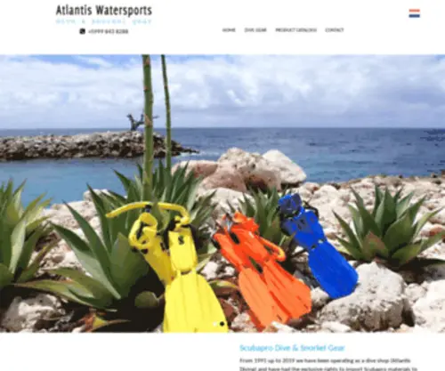 Atlantisdiving.com(Atlantis Watersports Curacao) Screenshot