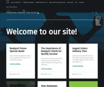 Atlantism.net(Atlantis Music Marketing) Screenshot