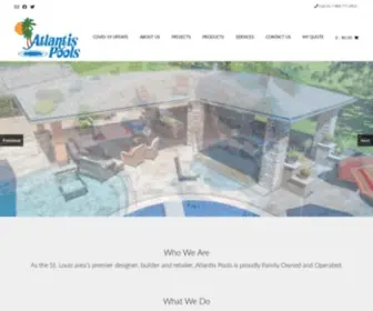 Atlantispools.co(Pools, spas, maintenance, equipment, chemicals, accessories, & supplies) Screenshot