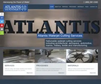 Atlantiswaterjet.com(Nationwide Waterjet Cutting Services) Screenshot
