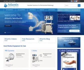 Atlantisworldwide.com(Used Medical Imaging & Refurbished Radiology Equipment) Screenshot