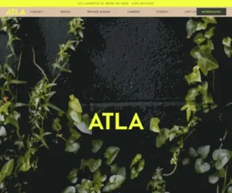 Atlanyc.com(All-day eatery for contemporary Mexican bites by Enrique Olvera and Daniela Soto) Screenshot