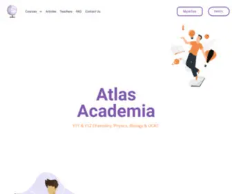 Atlas-Academia.com(Atlas Academia) Screenshot