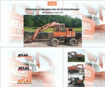 Atlas-HYdraulikbagger.de(ATLAS Hydraulikbagger) Screenshot